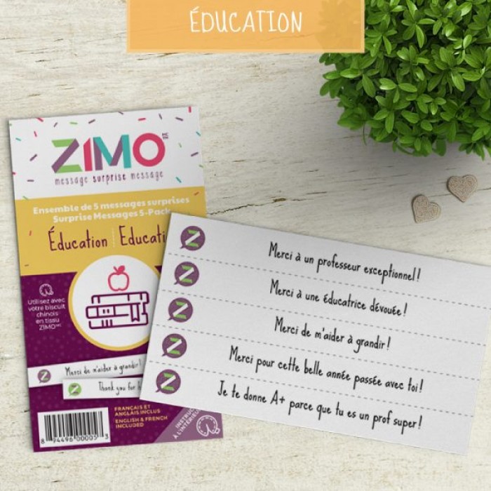Zimo message | Éducation